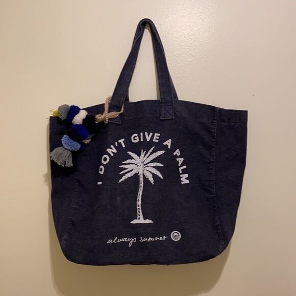 SUNDRY beach/ summer bag in very good condition.  “I don’t give a palm “ - Picture 3 of 12